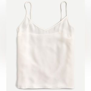 J.Crew 100% Silk Camisole - Cream Sz.XL style# AW541